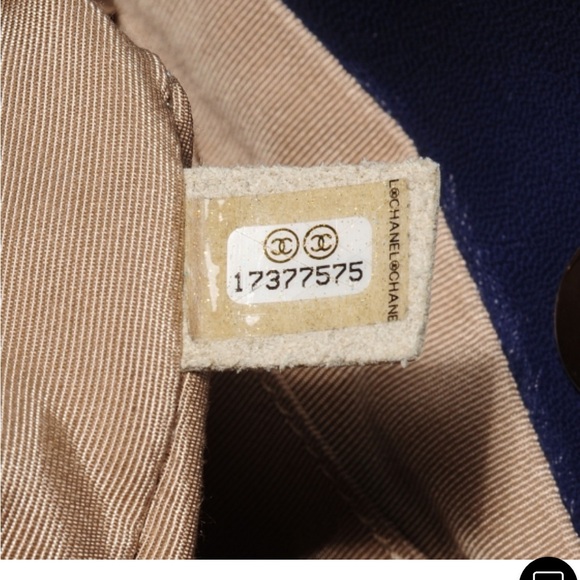 Channel lambkin Trianon blue tote - Picture 6 of 14